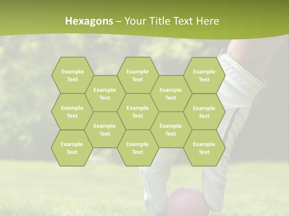 Recreation Glove Fitness PowerPoint Template