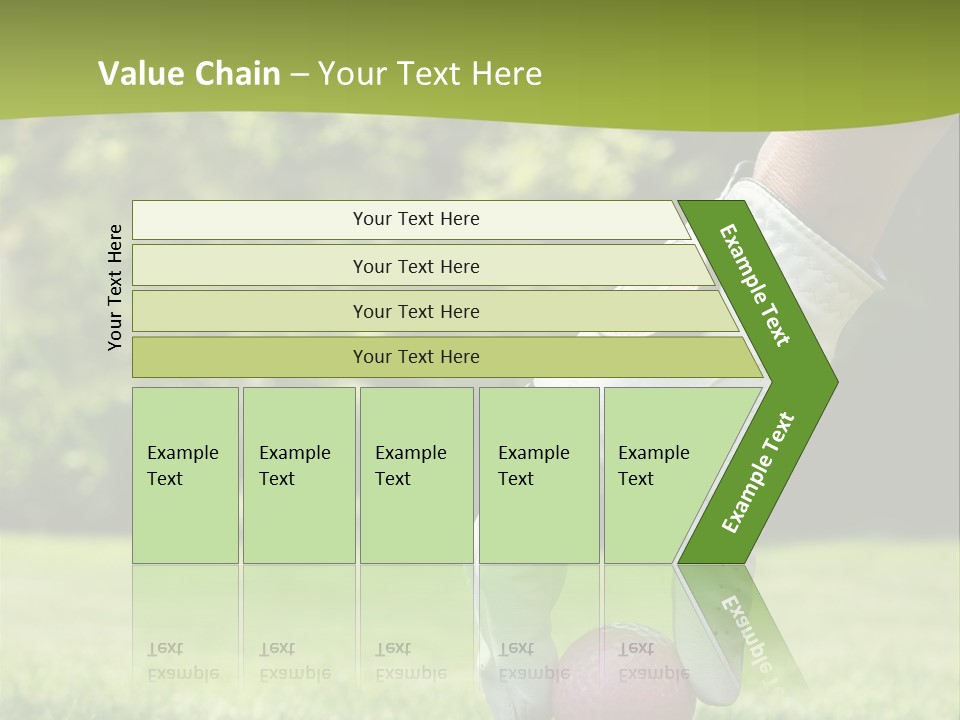 Recreation Glove Fitness PowerPoint Template