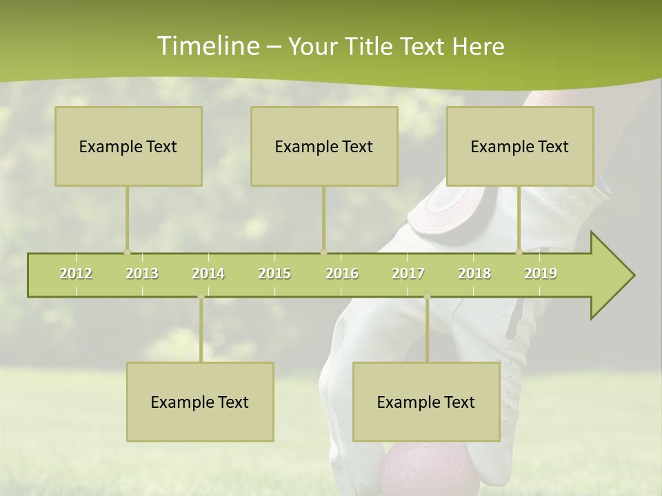Recreation Glove Fitness PowerPoint Template