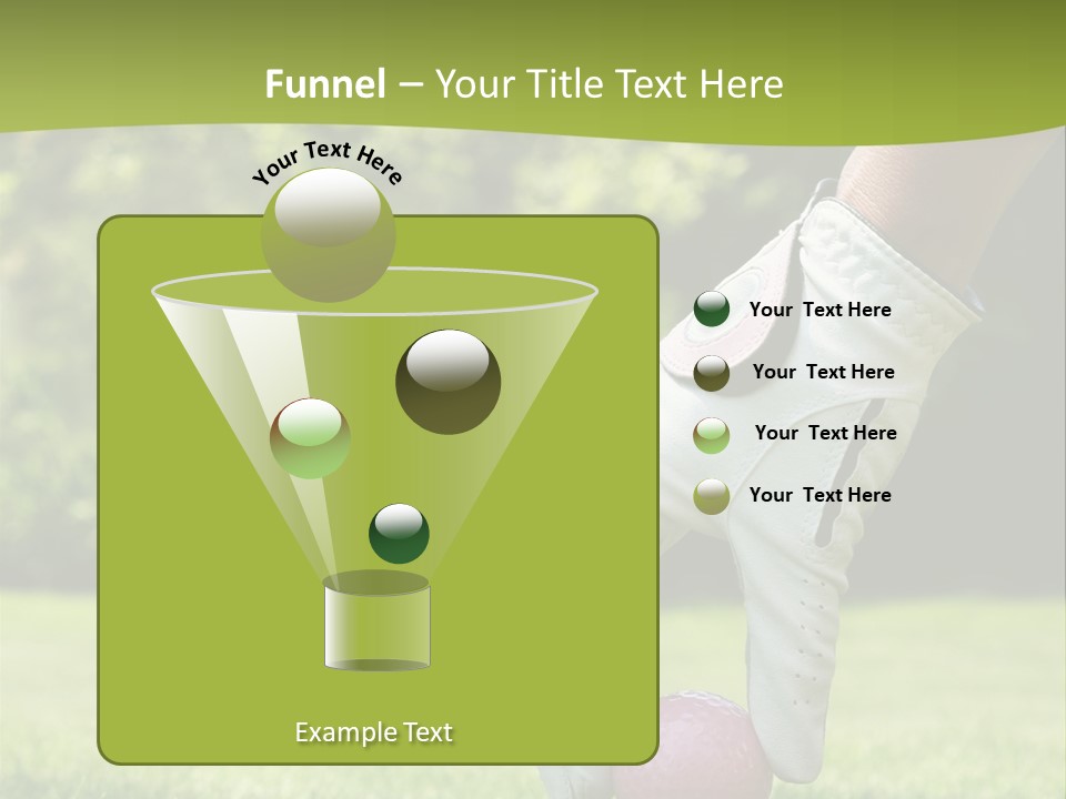Recreation Glove Fitness PowerPoint Template