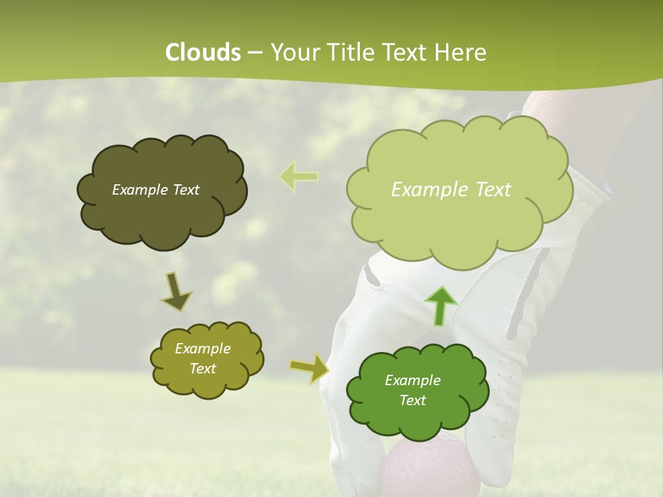 Recreation Glove Fitness PowerPoint Template