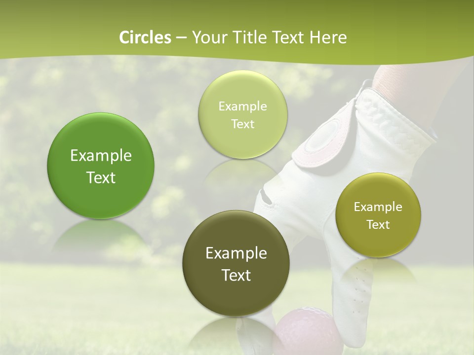 Recreation Glove Fitness PowerPoint Template