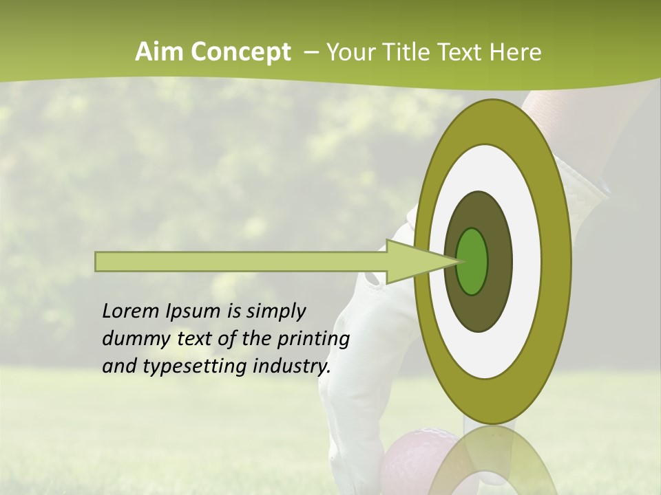 Recreation Glove Fitness PowerPoint Template