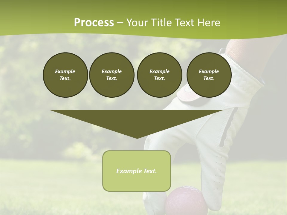 Recreation Glove Fitness PowerPoint Template