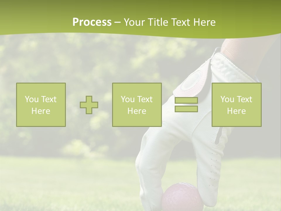 Recreation Glove Fitness PowerPoint Template