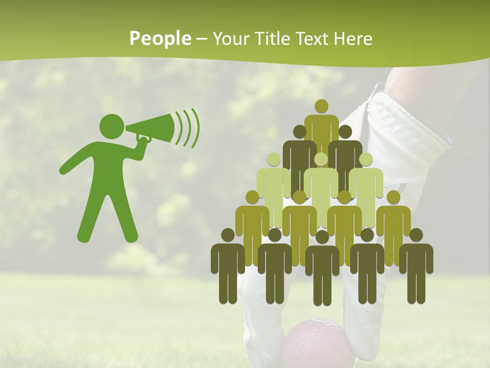 Recreation Glove Fitness PowerPoint Template