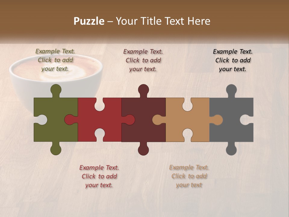 Steam Specialty Leaf PowerPoint Template