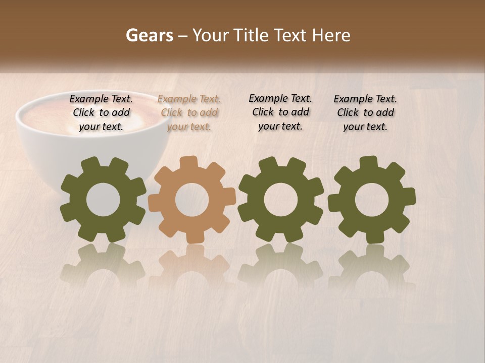 Steam Specialty Leaf PowerPoint Template