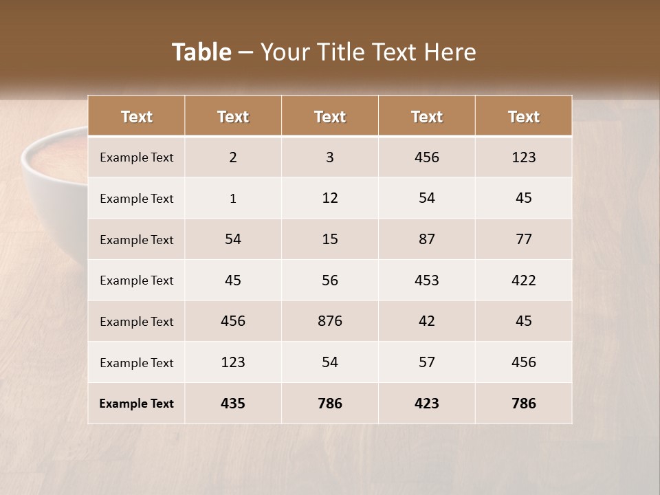 Steam Specialty Leaf PowerPoint Template