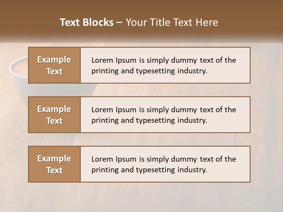 Steam Specialty Leaf PowerPoint Template