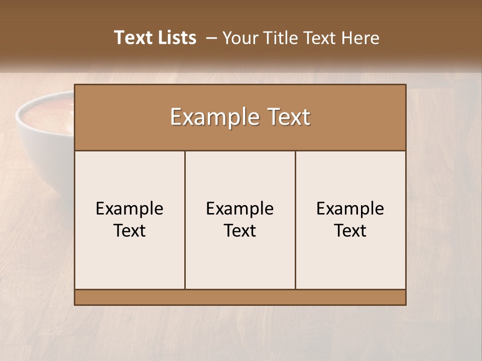 Steam Specialty Leaf PowerPoint Template