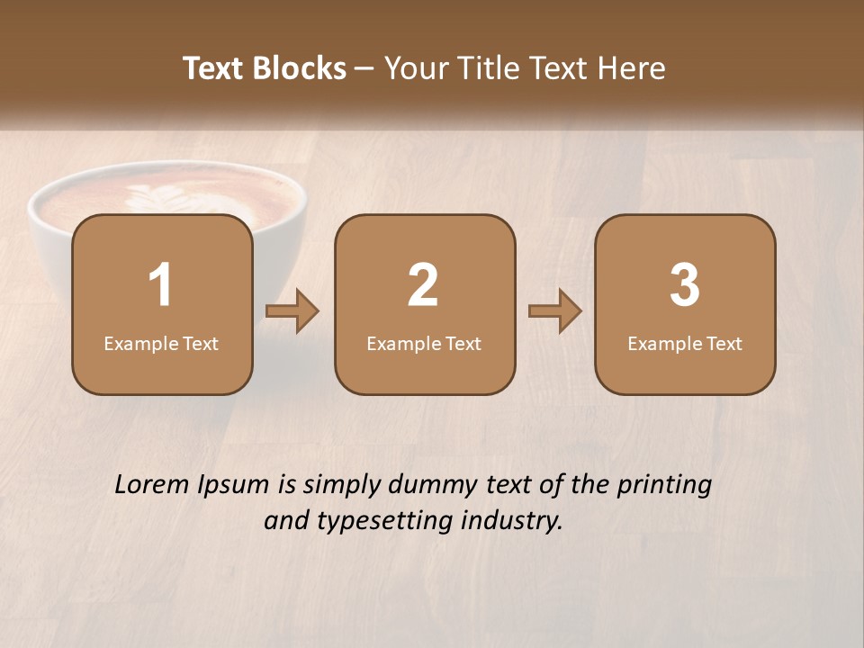 Steam Specialty Leaf PowerPoint Template