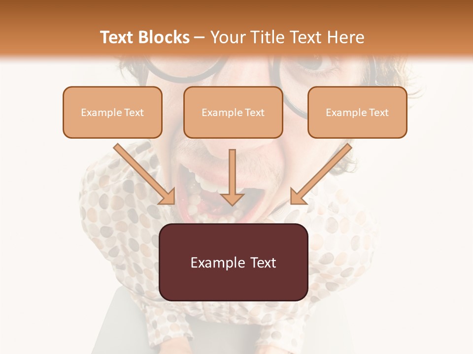 Shout Nervous Screaming PowerPoint Template