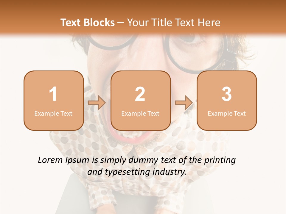 Shout Nervous Screaming PowerPoint Template