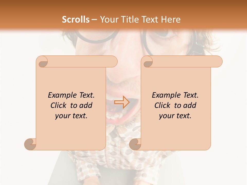 Shout Nervous Screaming PowerPoint Template