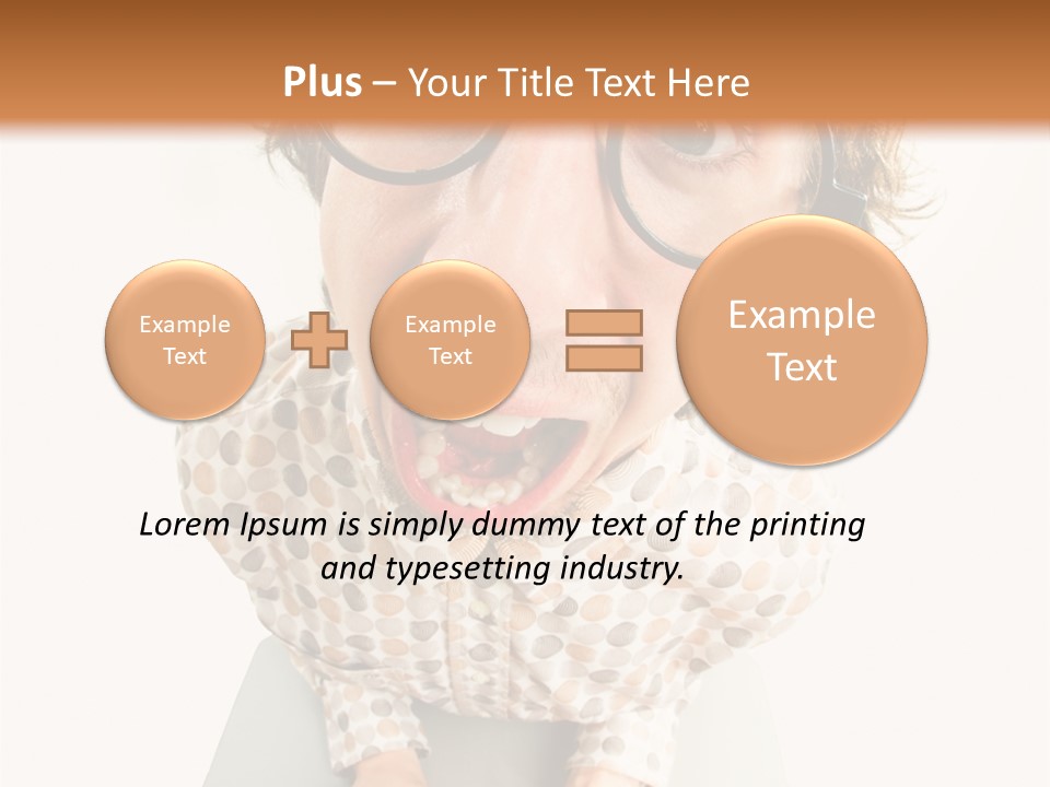 Shout Nervous Screaming PowerPoint Template