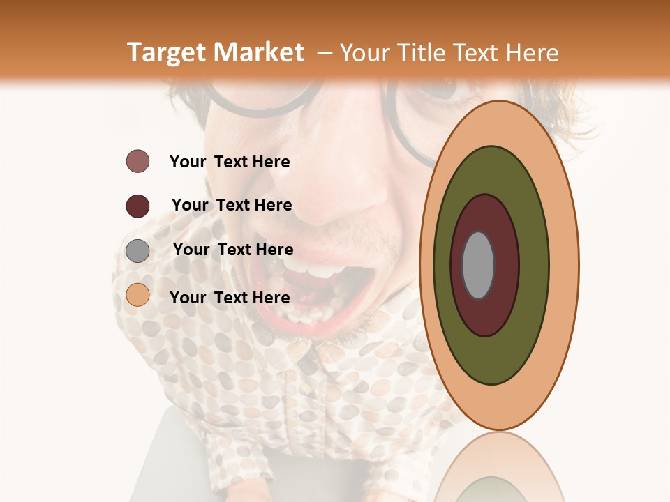 Shout Nervous Screaming PowerPoint Template