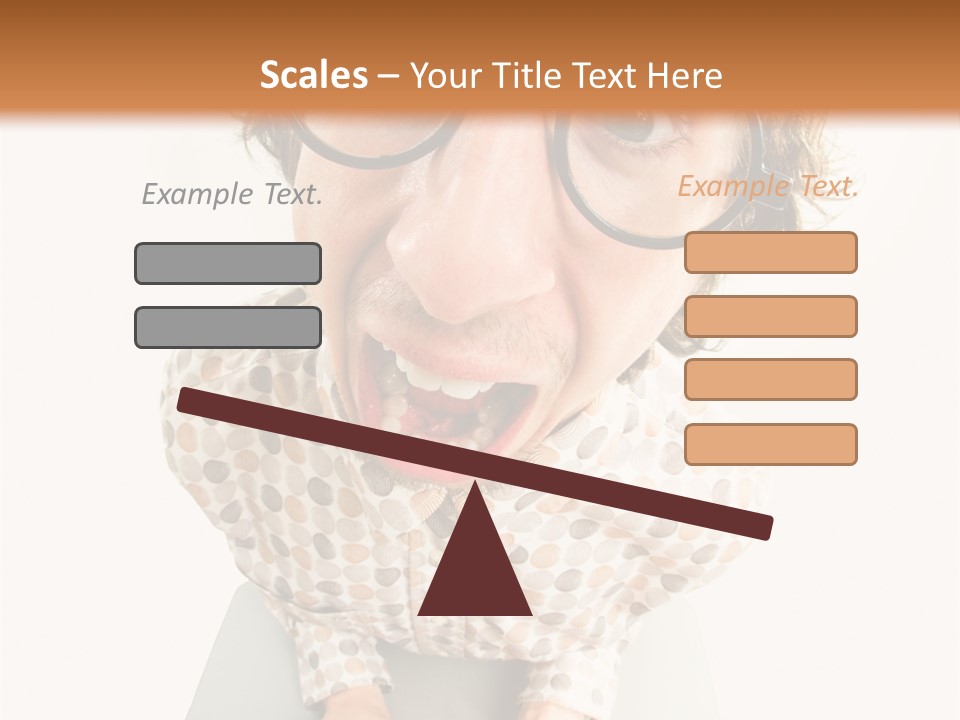 Shout Nervous Screaming PowerPoint Template