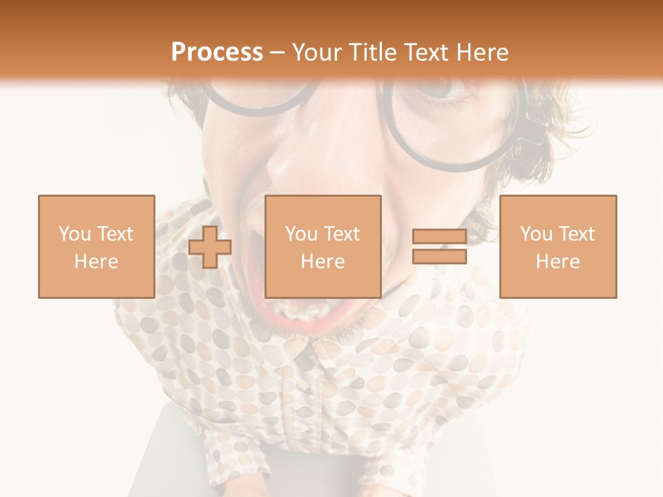 Shout Nervous Screaming PowerPoint Template