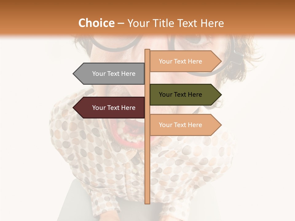 Shout Nervous Screaming PowerPoint Template