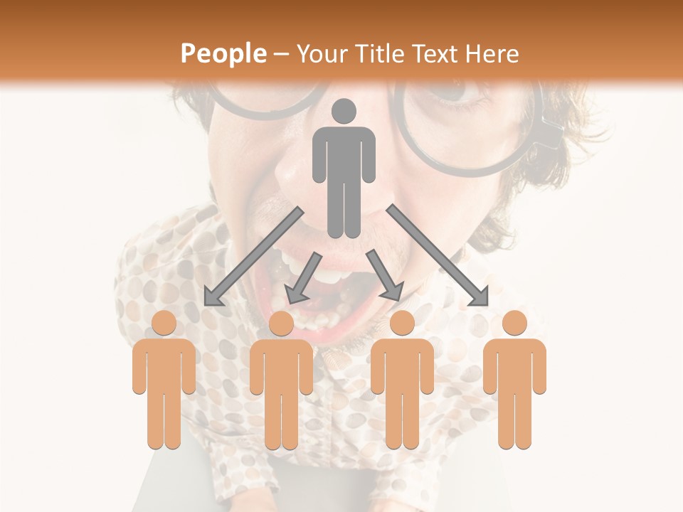 Shout Nervous Screaming PowerPoint Template