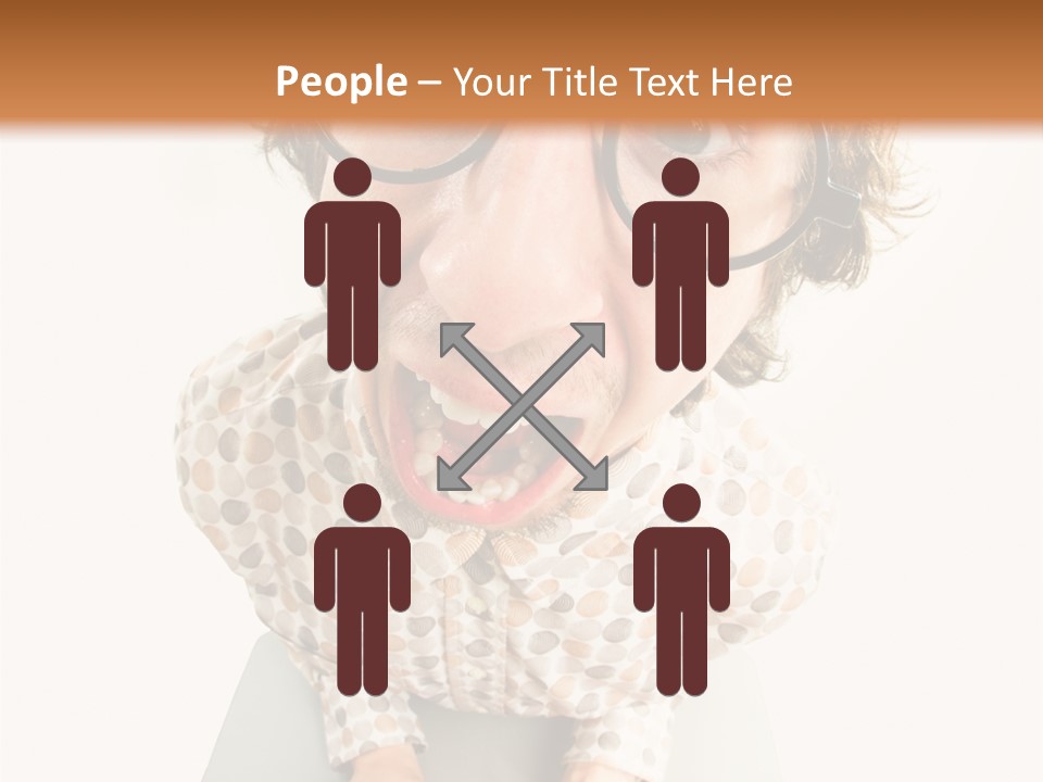 Shout Nervous Screaming PowerPoint Template