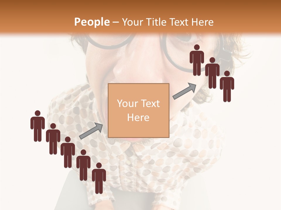 Shout Nervous Screaming PowerPoint Template