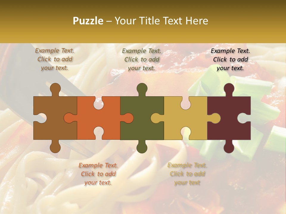 Eating Tasty Recipe PowerPoint Template