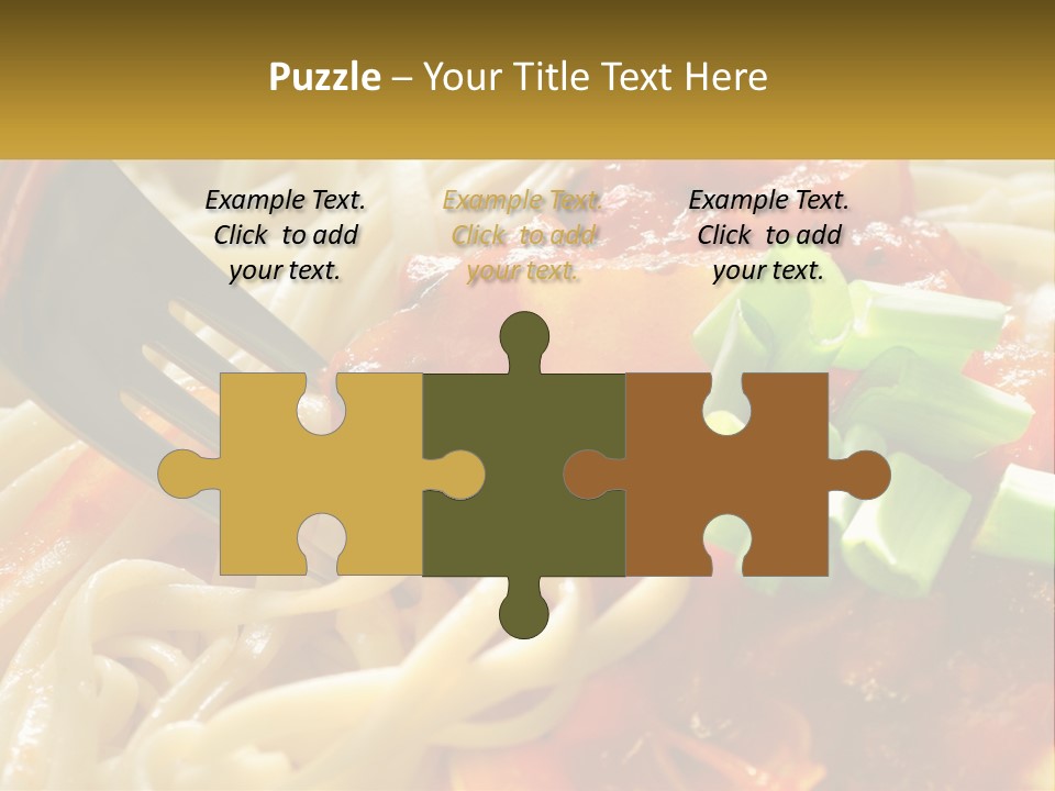 Eating Tasty Recipe PowerPoint Template