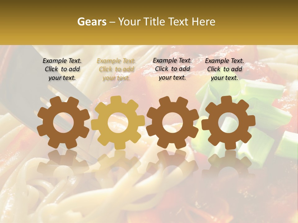 Eating Tasty Recipe PowerPoint Template
