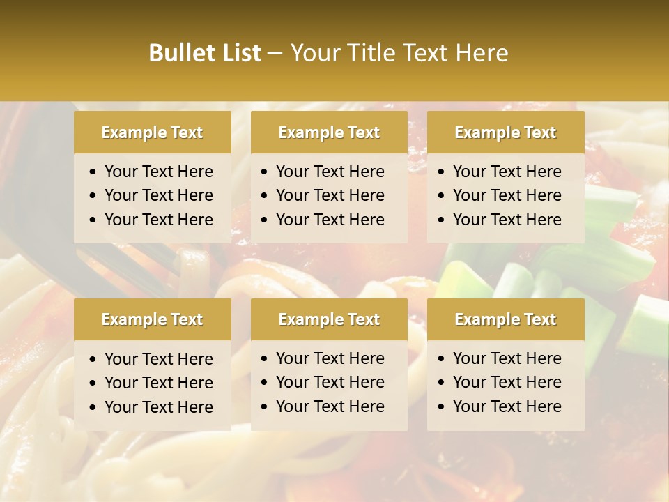 Eating Tasty Recipe PowerPoint Template