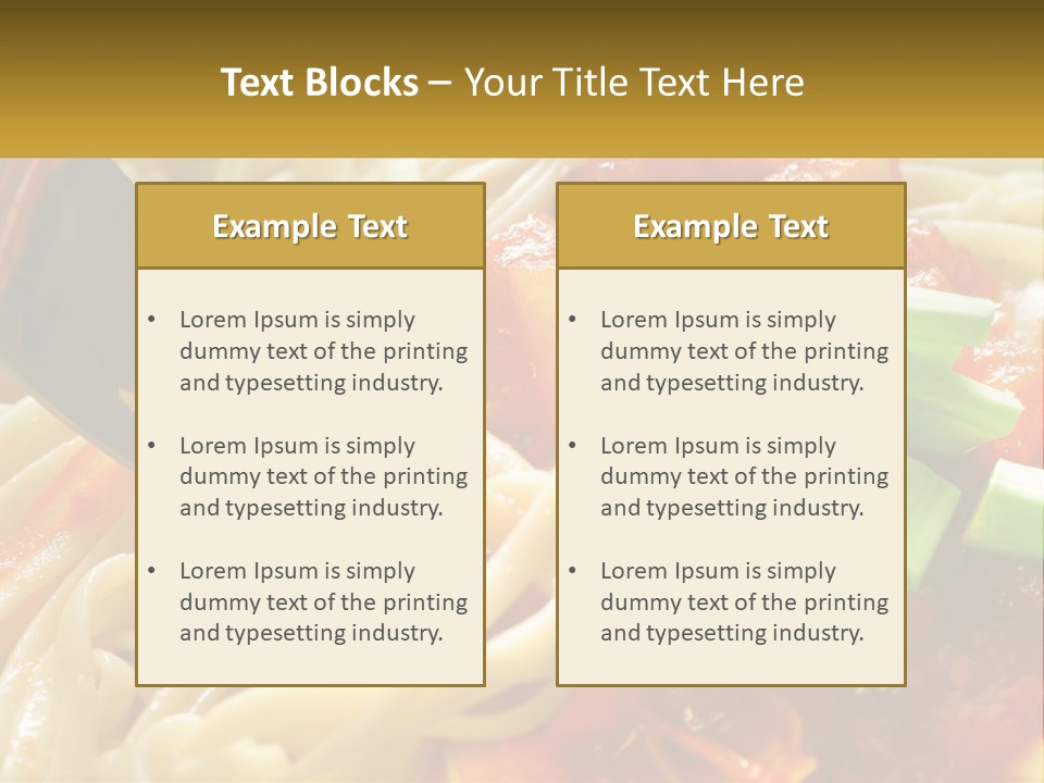 Eating Tasty Recipe PowerPoint Template