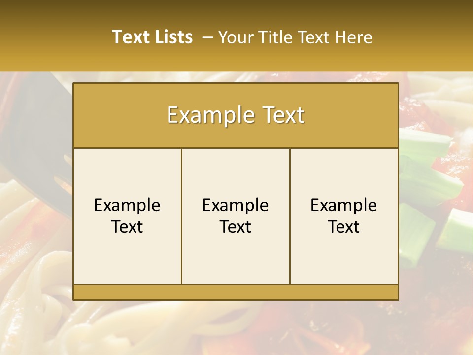 Eating Tasty Recipe PowerPoint Template