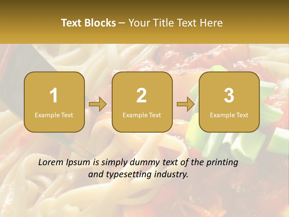Eating Tasty Recipe PowerPoint Template