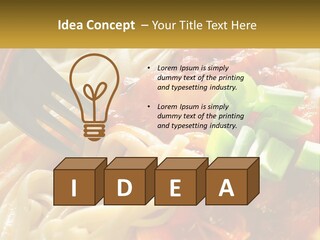 Eating Tasty Recipe PowerPoint Template