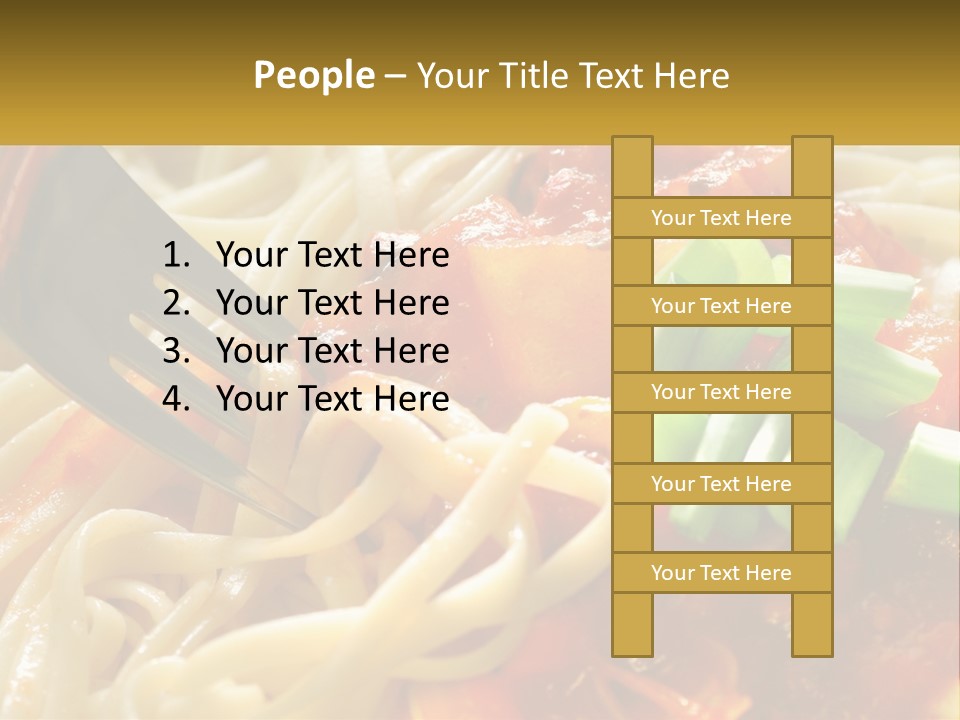 Eating Tasty Recipe PowerPoint Template