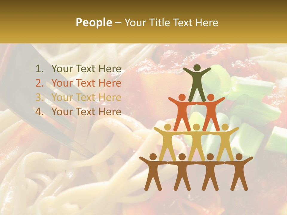 Eating Tasty Recipe PowerPoint Template