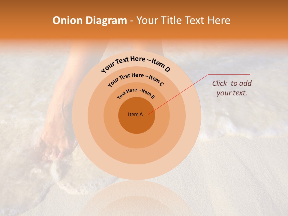 Feet Ocean Legs PowerPoint Template