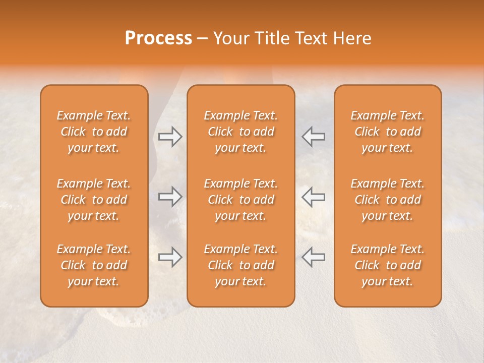 Feet Ocean Legs PowerPoint Template