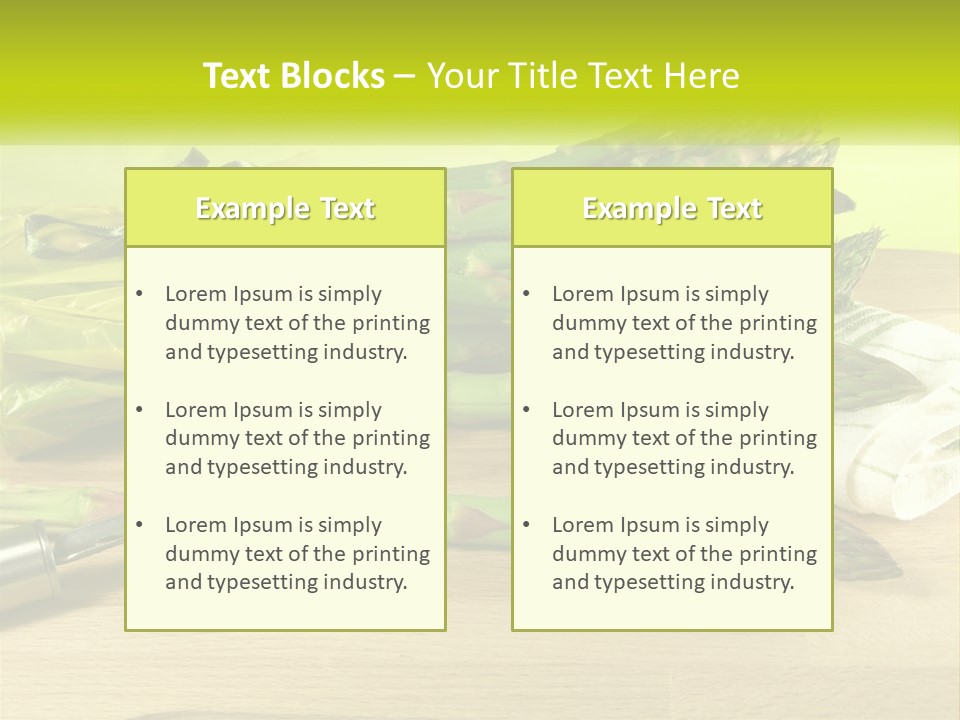 Isolated Low Spring PowerPoint Template