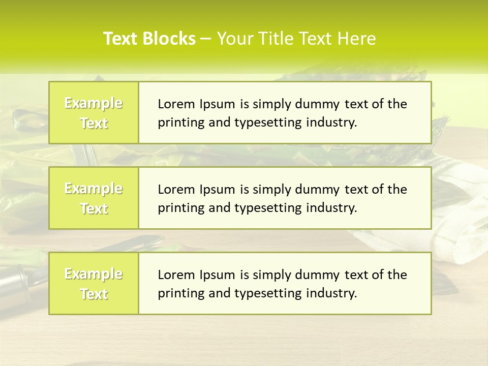 Isolated Low Spring PowerPoint Template