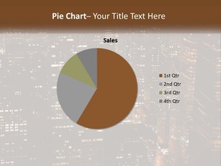 Business Highrise View PowerPoint Template