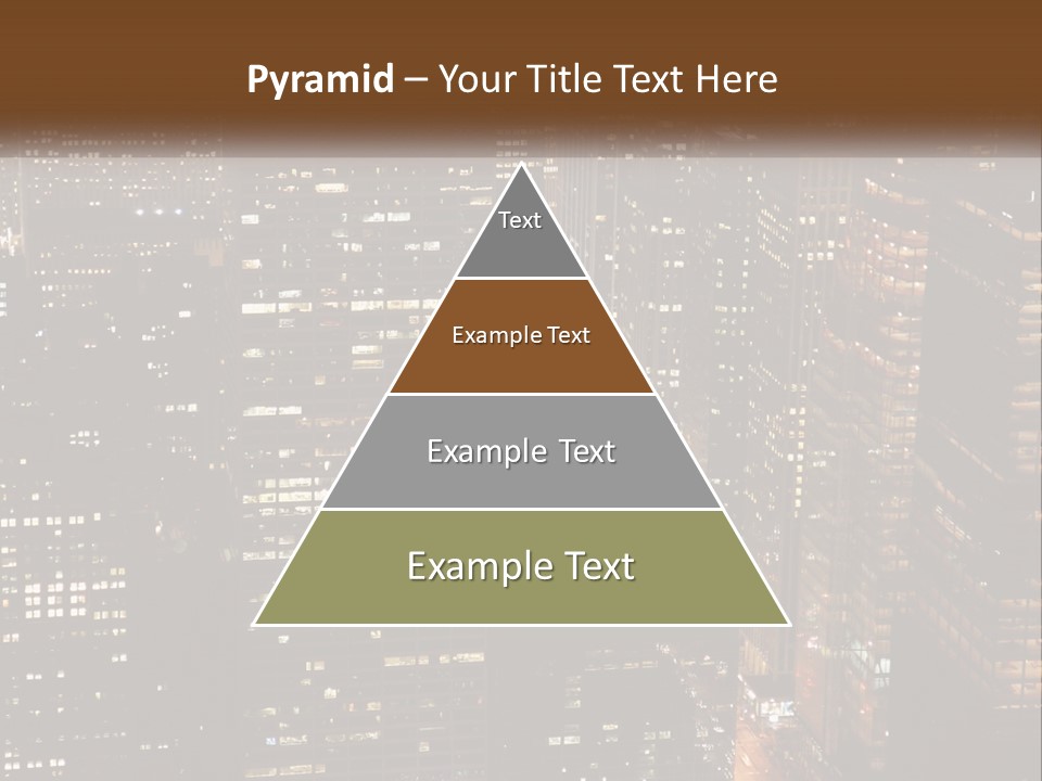 Business Highrise View PowerPoint Template