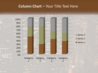 Business Highrise View PowerPoint Template