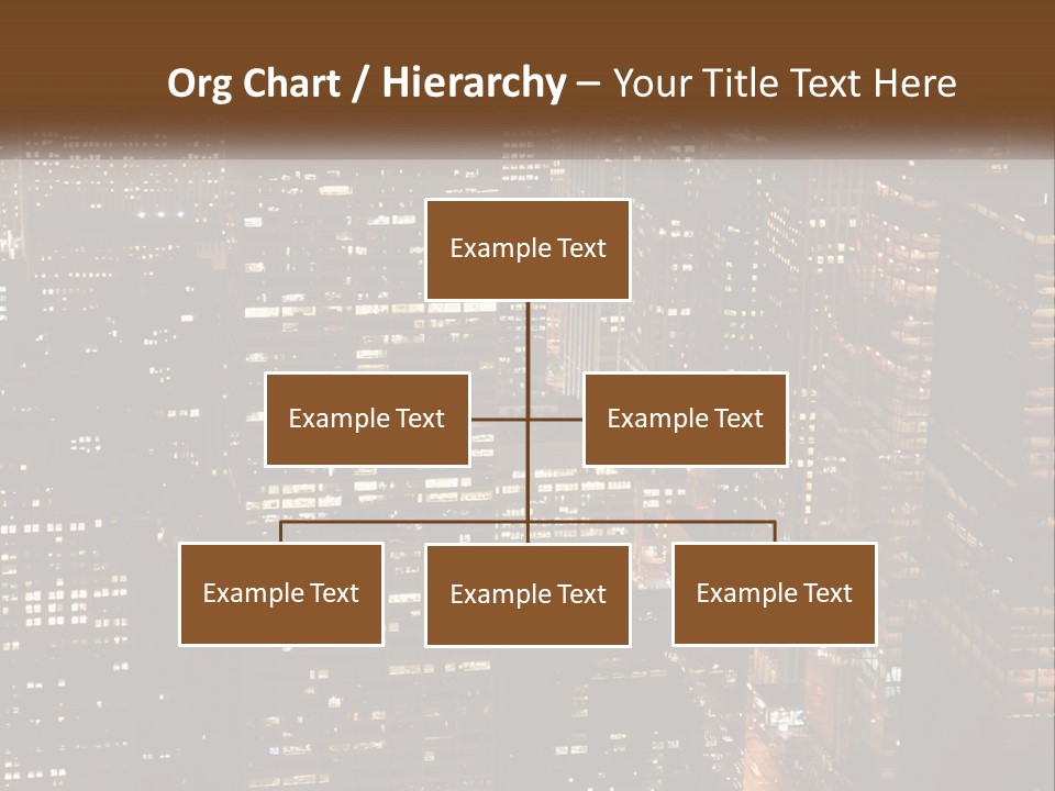 Business Highrise View PowerPoint Template