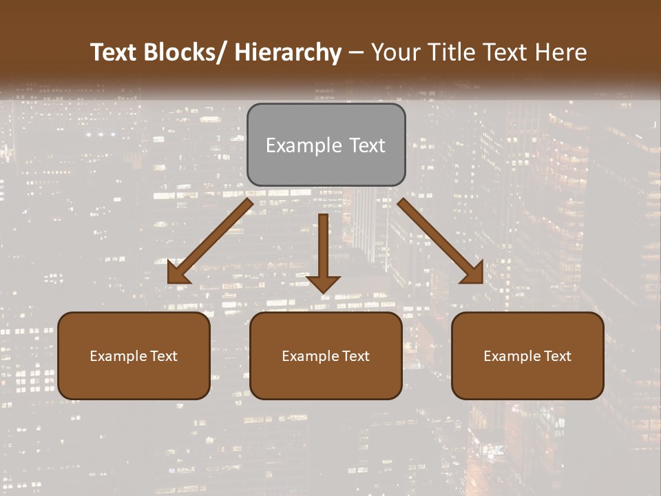 Business Highrise View PowerPoint Template