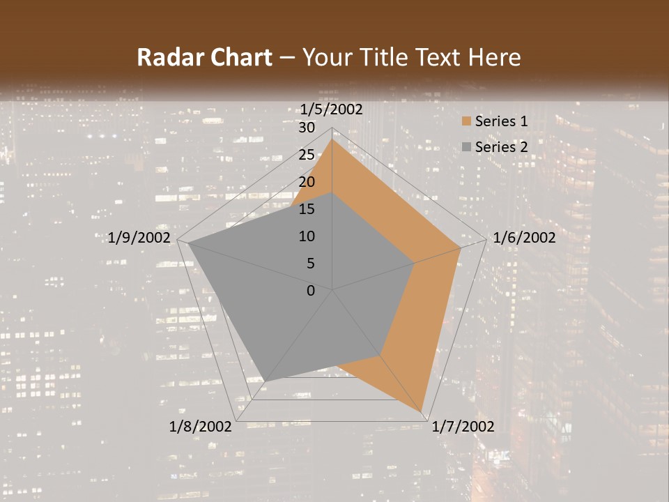 Business Highrise View PowerPoint Template