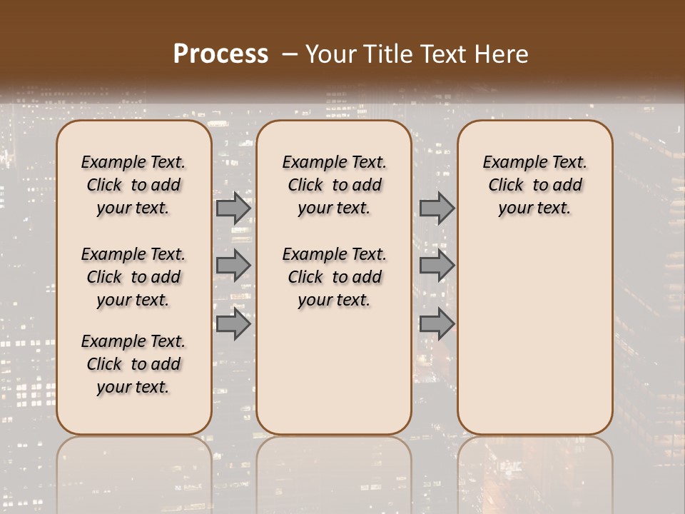 Business Highrise View PowerPoint Template
