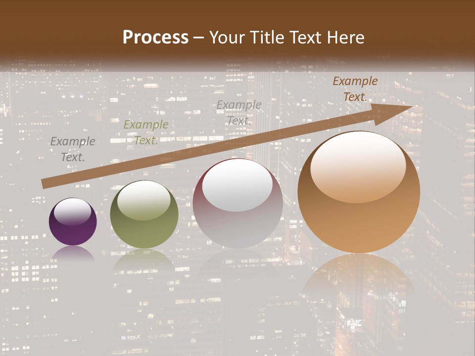 Business Highrise View PowerPoint Template
