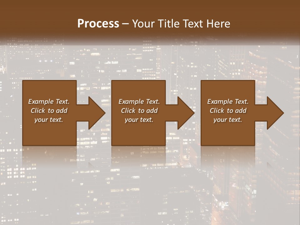Business Highrise View PowerPoint Template